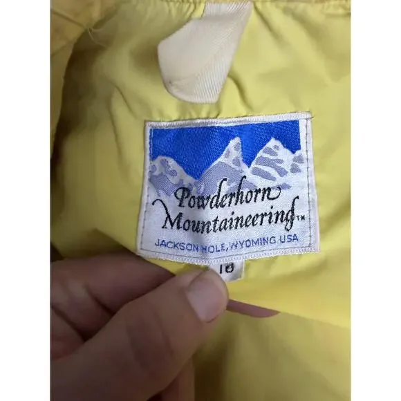 Vintage Powderhorn Mountaineering Coat Womens 10 Red Blue Hooded Ski Parka USA - Picture 8 of 16